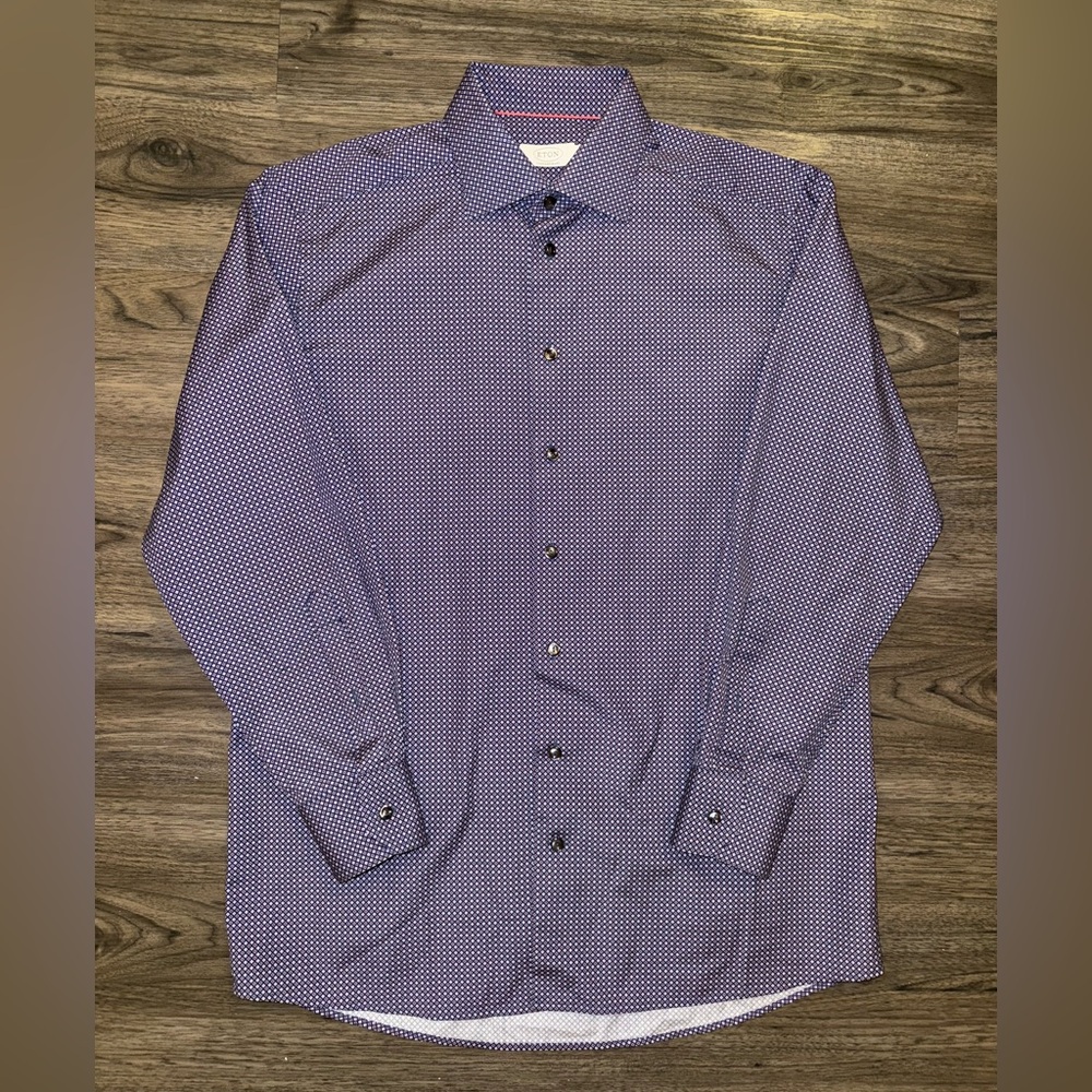 ETON Men Contemporary Fit Long Sleeve Casual Formal Shirt Size large (41-16)